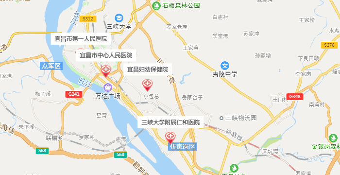 宜昌试管婴儿医院地图