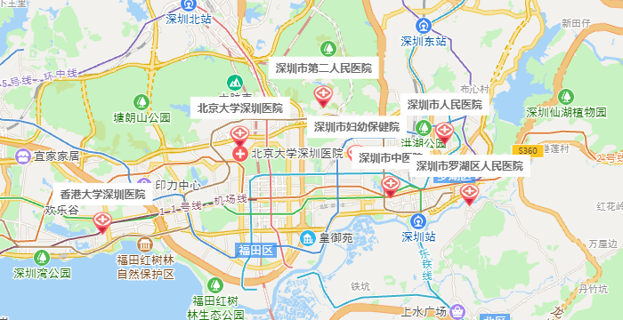 深圳试管婴儿医院地图