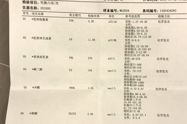 试管婴儿前检查项目