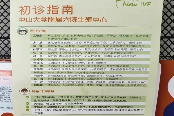 广州中山六院生殖中心人工授精经历