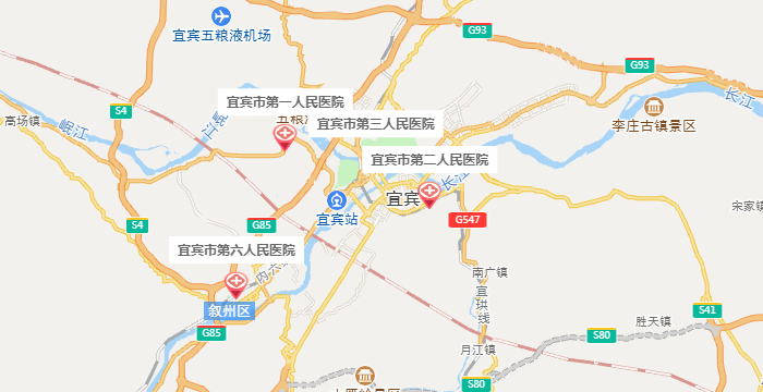 宜宾试管婴儿医院地图