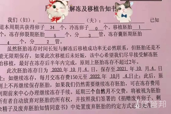 34岁临沂市妇女儿童医院试管婴儿日记