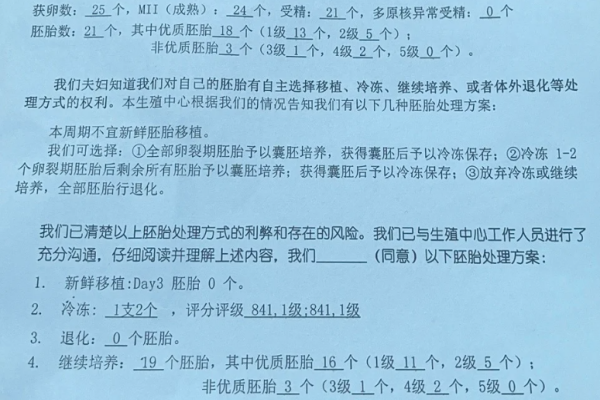 广东省人民医院取卵结果出来了