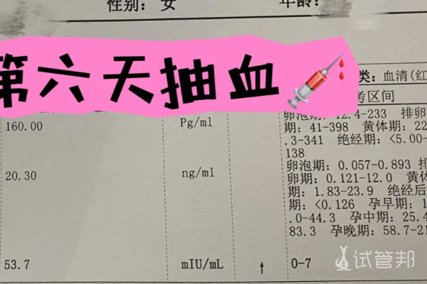 6f536166c7fd3023b7804eb5f071052e.png 冷冻囊胚移植后6天抽血已经着床了