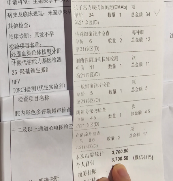 试管婴儿前期检查项目分享