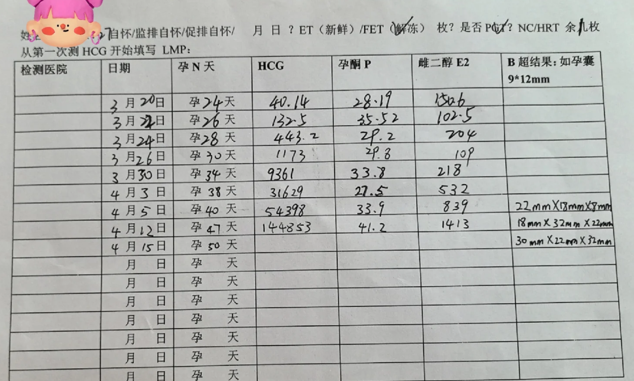 试管3移第五天冻囊胚反应差别好大