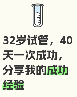 32岁做试管婴儿一次上岸，1月15日验孕成功！