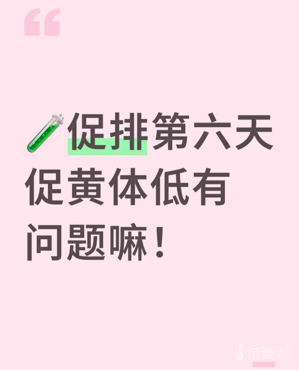 27c613ed0779d23905ac8652f2ab9435.png 促排第六天促黄体低要不要用药